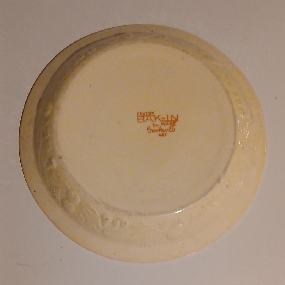 Vintage Yellow Floral Bakeware Dish - Picture 2 of 6